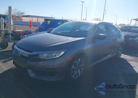 2016 Honda Civic Ex from USA, damaged, VIN 19XFC2F76GE053532